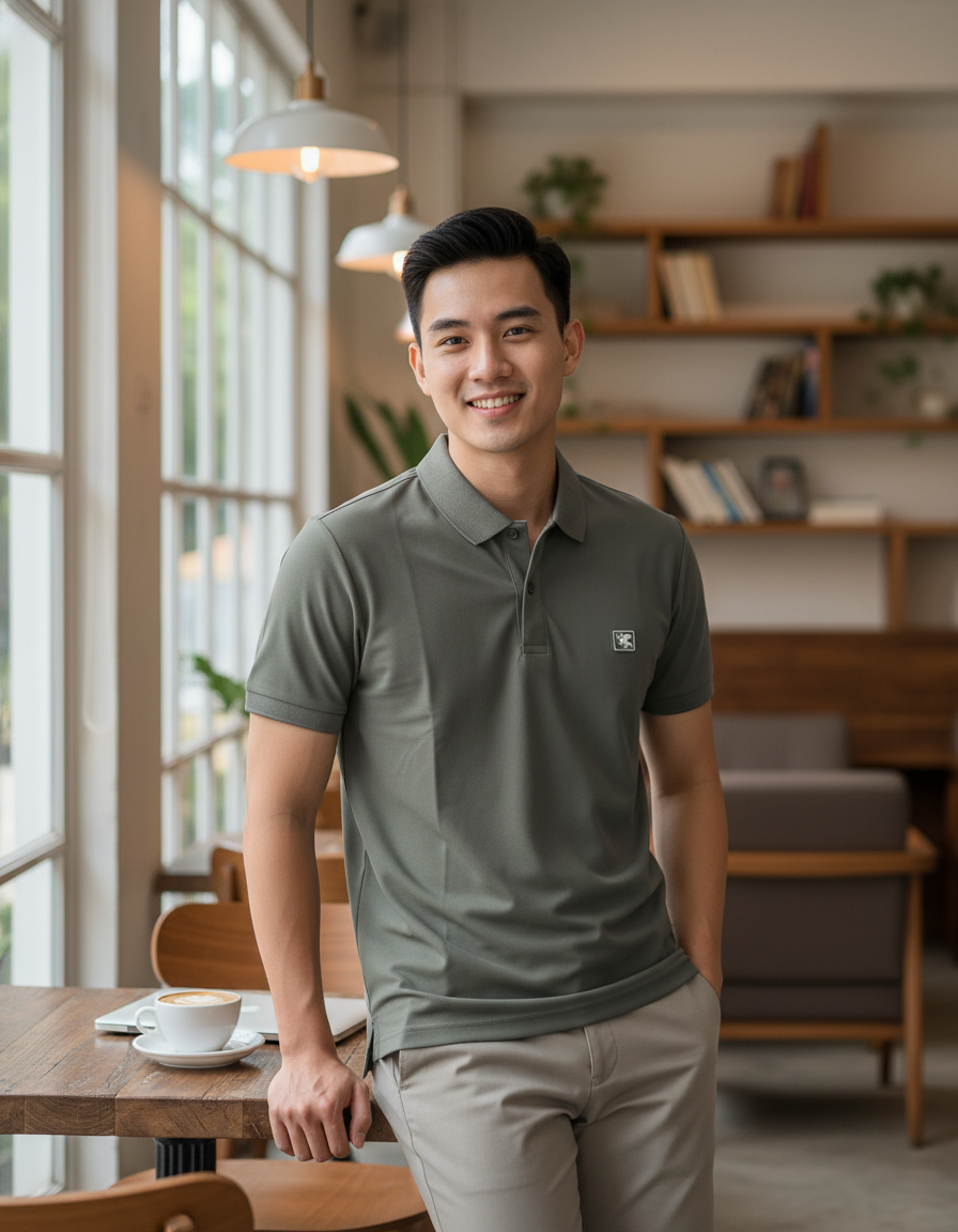 Áo Polo Nam Slim Fit 299 MÀU HR4-F104-23