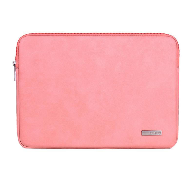 Chất Liệu Da PU Mềm Chống Thấm Nước Túi Đựng Laptop Túi Đeo Cho Macbook Air Pro Retina 13.3 14 15.6 Inch Xách Tay Da Ốp Lưng