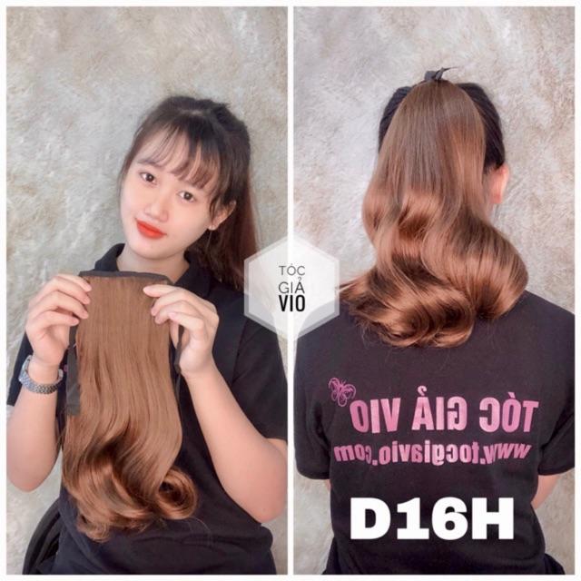 Toc giả -Tóc cột xoăn 35cm-D16H