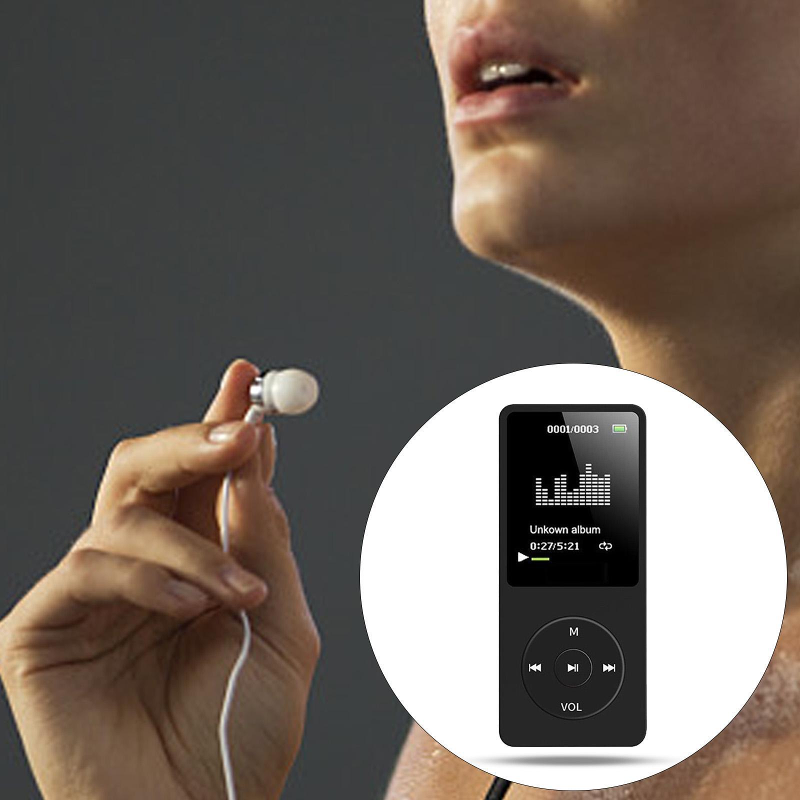 Sport HIFI MP3 MP4 Speaker Player  Voice  USB TXT Black