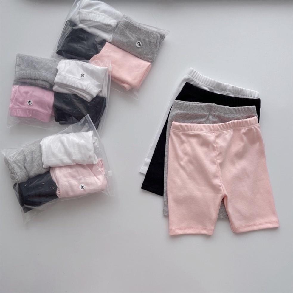 Quần Legging Đùi Mùa Hè Tiện Lợi LYBABY Cho Bé Gái QC12