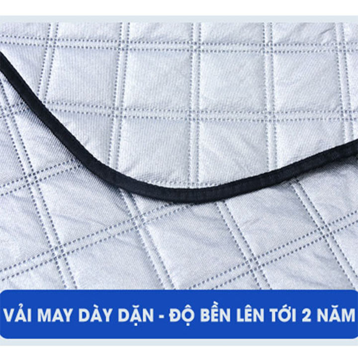 Bạt che nắng kính lái ô tô 4 lớp mẫu mới nhất 2023, che bên hông xe, chụp tai gương phản quang - HÀNG LOẠI 1 CAO CẤP