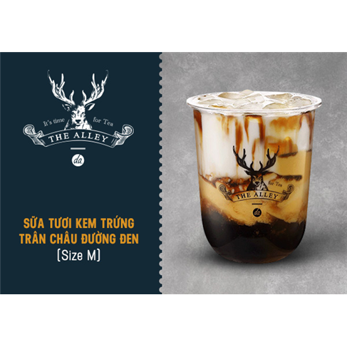 Sữa Tươi Kem Trứng Trân Châu Đường Đen (size M) | Yes24 Việt Nam