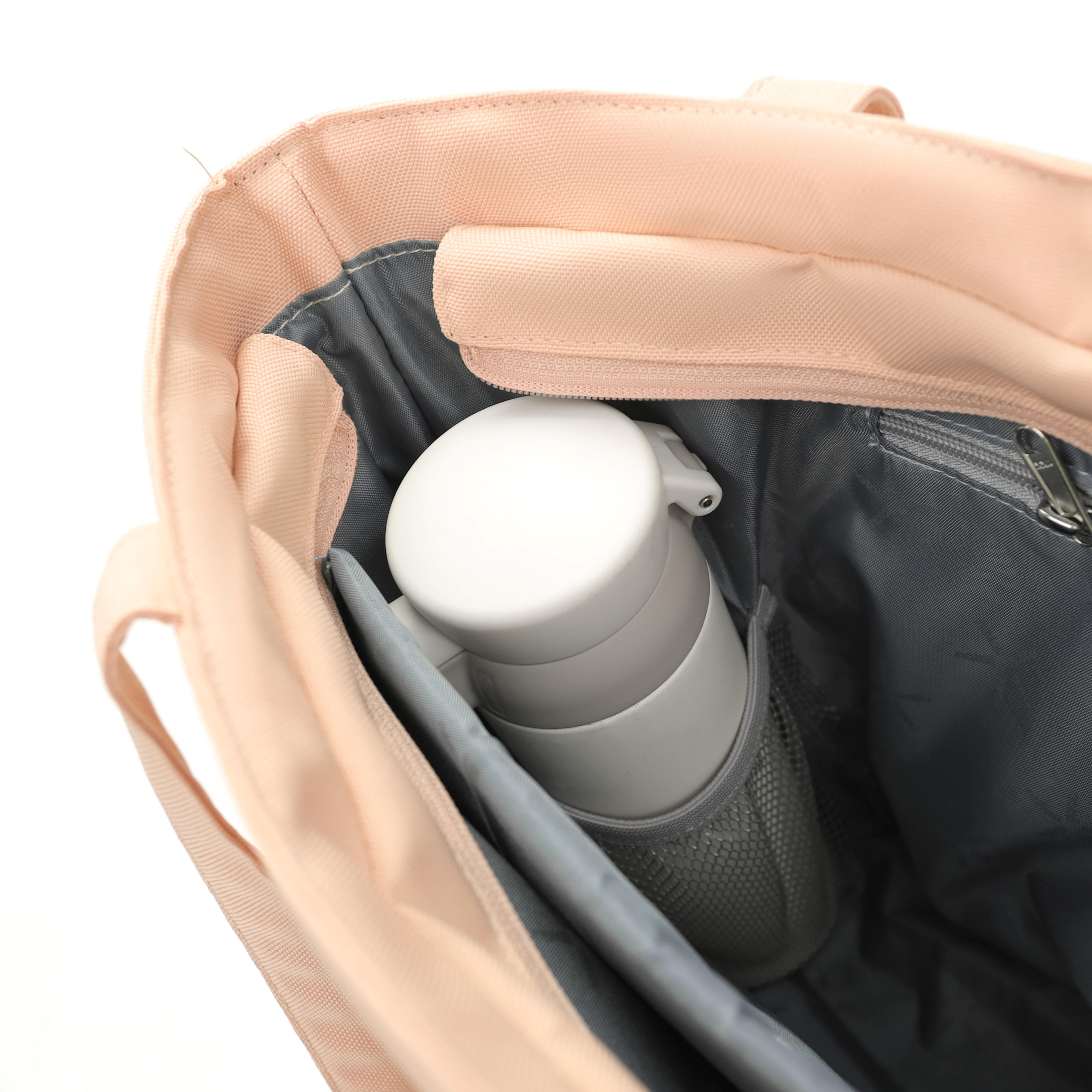 Túi tote vải canvas nữ NATOLI nhiều ngăn có khóa kéo chống nước cao cấp - BST Side Cinch Bag T20