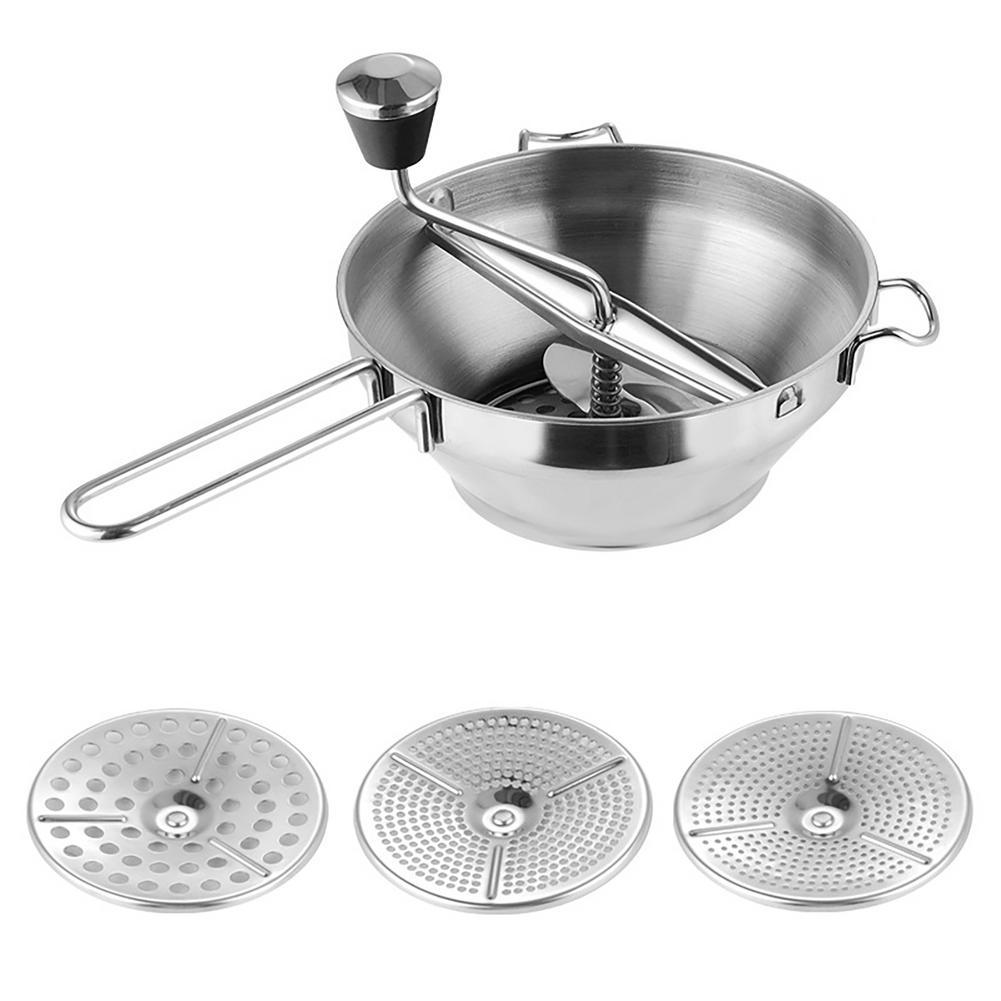 Đồng Hồ Nam Dây Thép Không Gỉ Mứt Cối Xay Độc Đáo Sử Dụng Bền, Hoa Quả Khoai Tây Xay Bằng Tay Máy Xay Thực Phẩm Vật Dụng Nhà Bếp