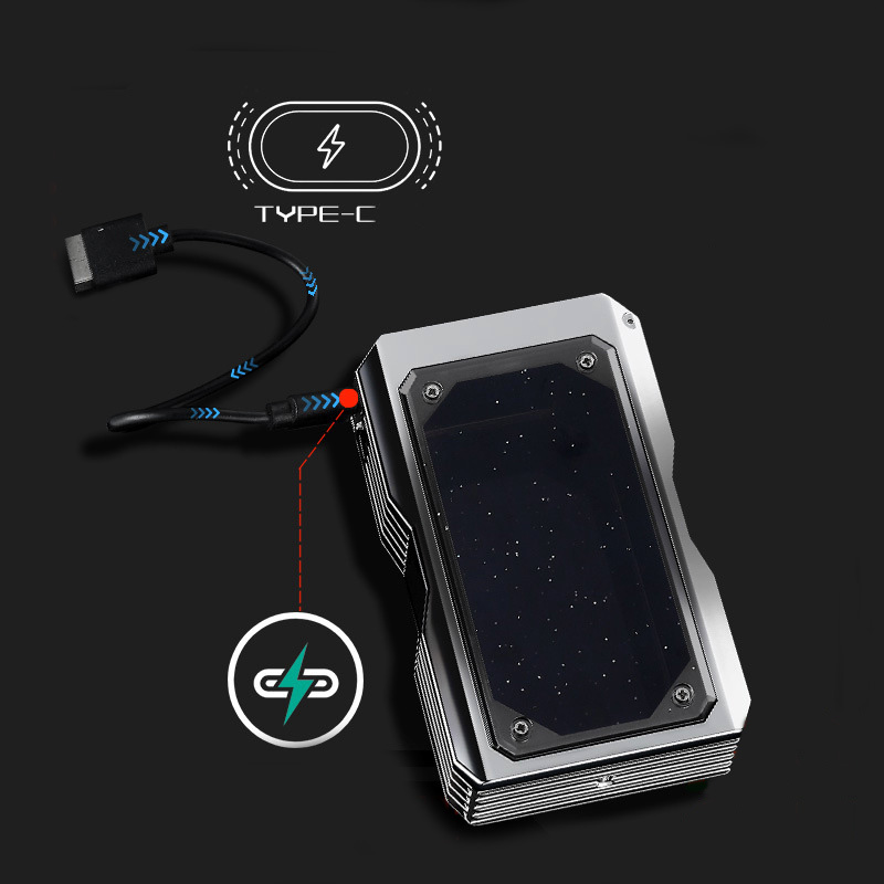 Bật Lửa Điện Kiêm Hộp Đựng Thuốc 20 Điếu Focus YH123 - Sạc Điện