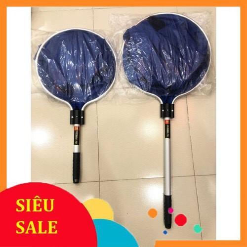 Vợt giữ nước k đáy, vợt k đáy, vợt bắt cá koi, cá rồng đường kính 30cm, cán dài 50-60