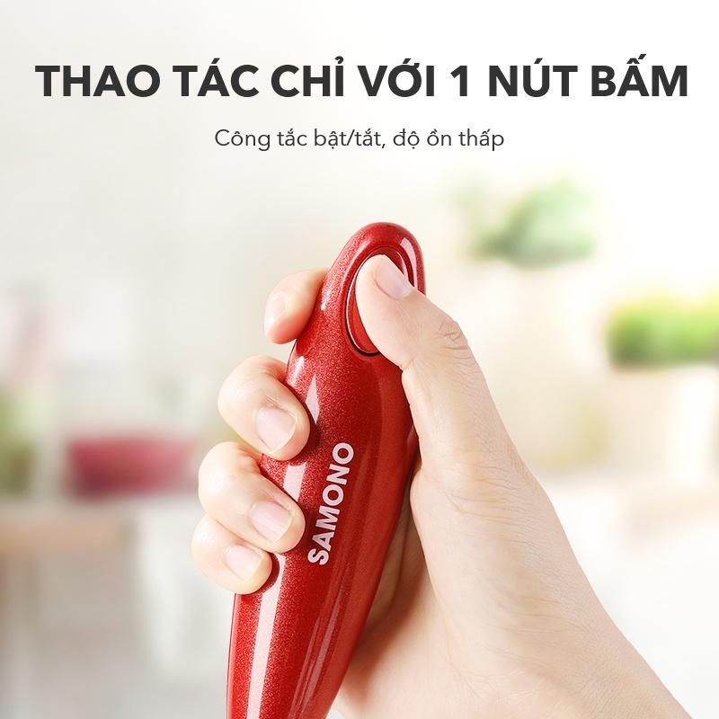 Máy tạo bọt sữa cho các tín đồ yêu thích cà phê cappuchino, latte SAMONO SW-MFB11 - Hàng chính hãng