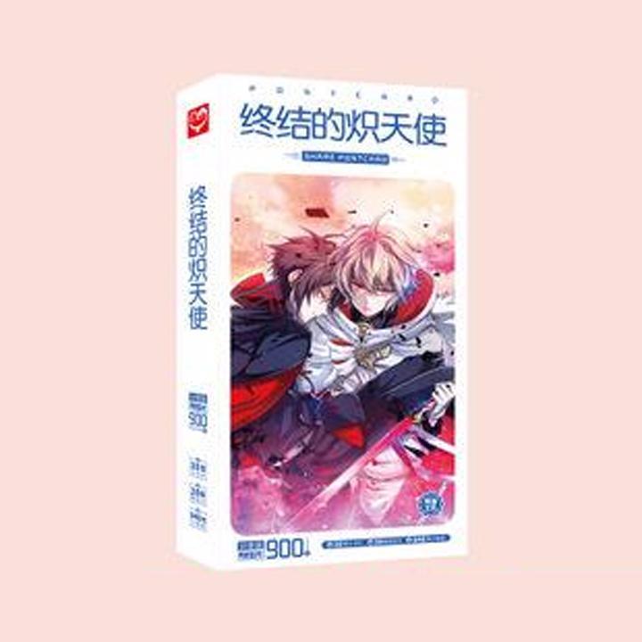 Postcard Owari No Seraph Thiên Thần Diệt Thế hộp ảnh bộ ảnh có ảnh dán sticker lomo bưu thiếp tặng ảnh thiết kế Vcone