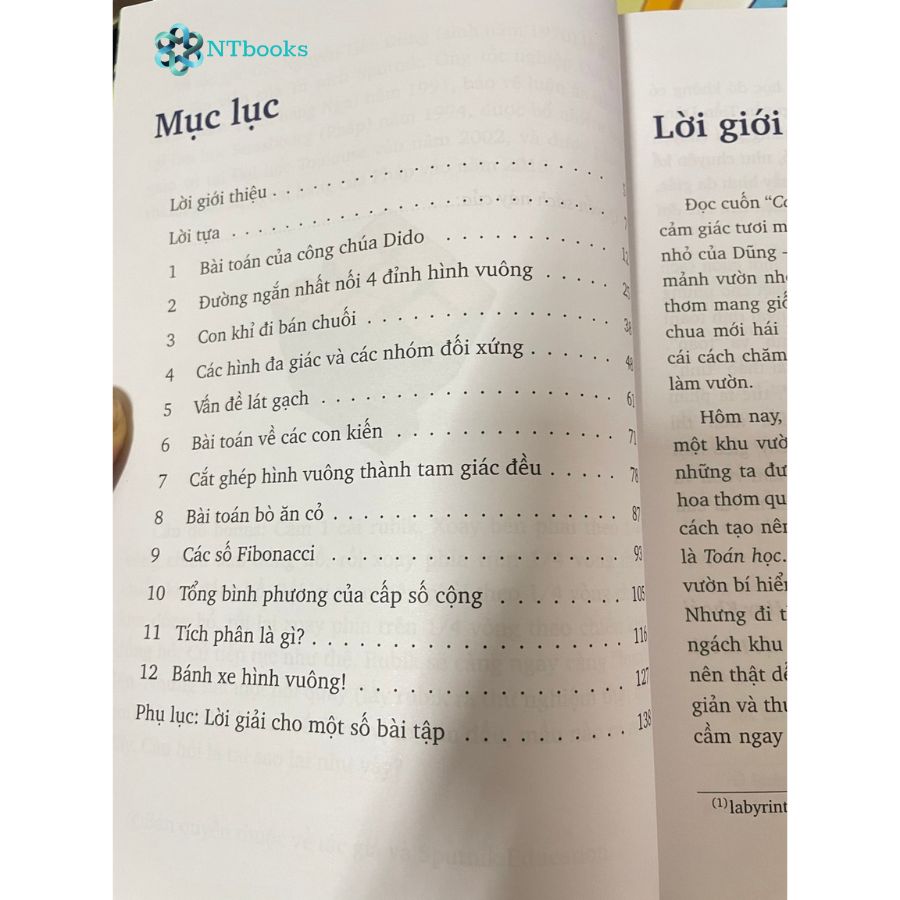 Sách Các Bài Giảng Về Toán Cho Mirella Quyển 1