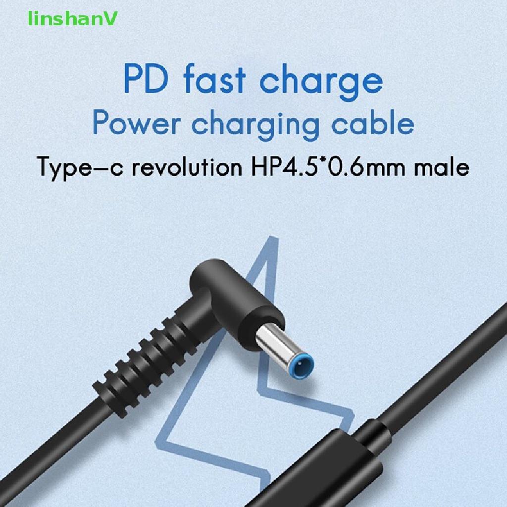 Dây Cáp Sạc Nhanh 65W 3A 1.5M PD Cổng USB TYPE C Đầu Vào DC Sang Cổng Vuông Cho Lenovo