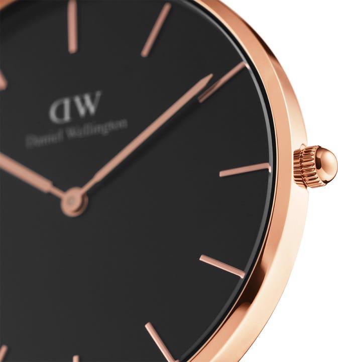 Đồng hồ DANIEL WELLINGTON PETITE ASHFIELD ROSE BLACK 36MM DW00100307