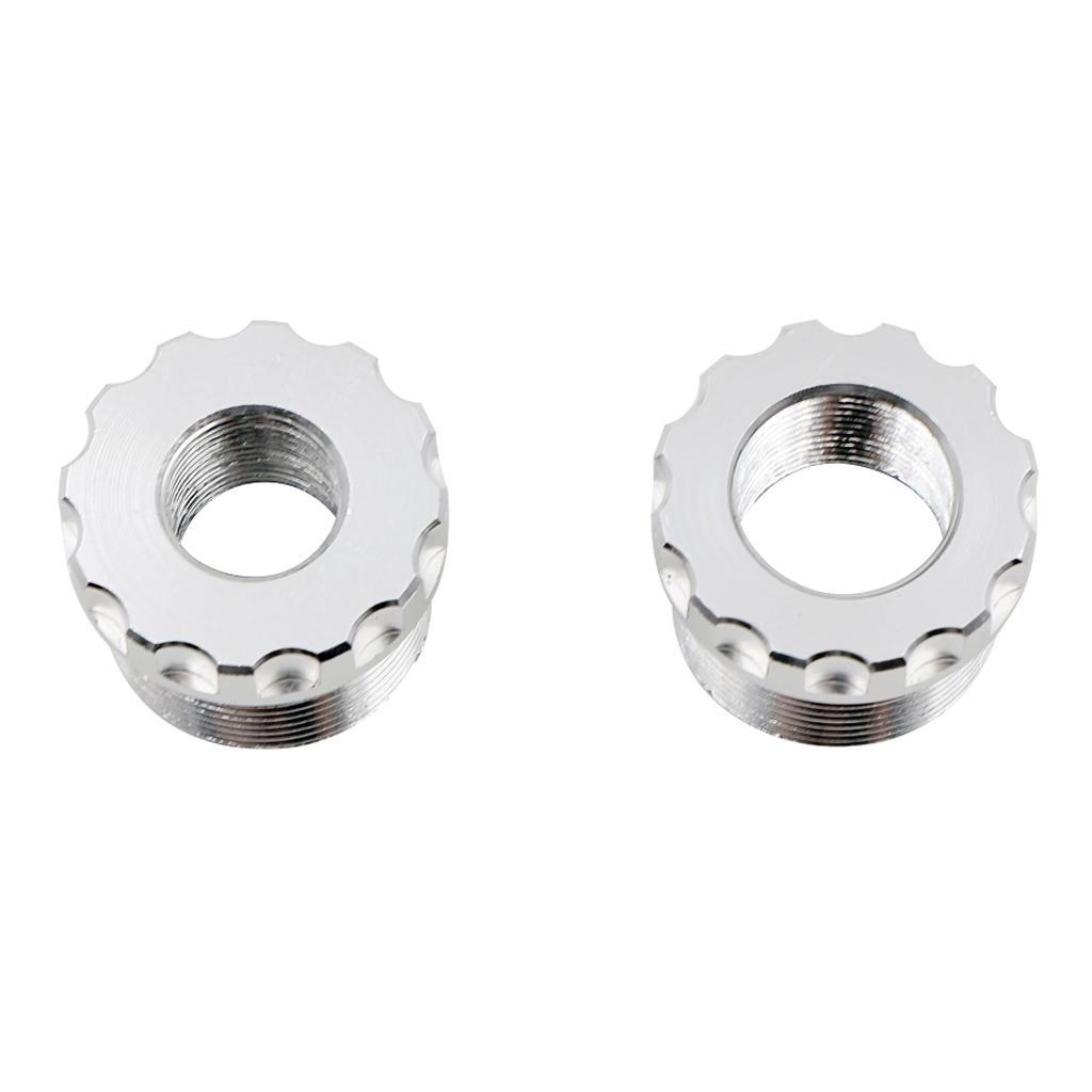 2 Sets Aluminum Alloy Car Fuel Filter 5/8-24 Thread for 4003 WIX 24003