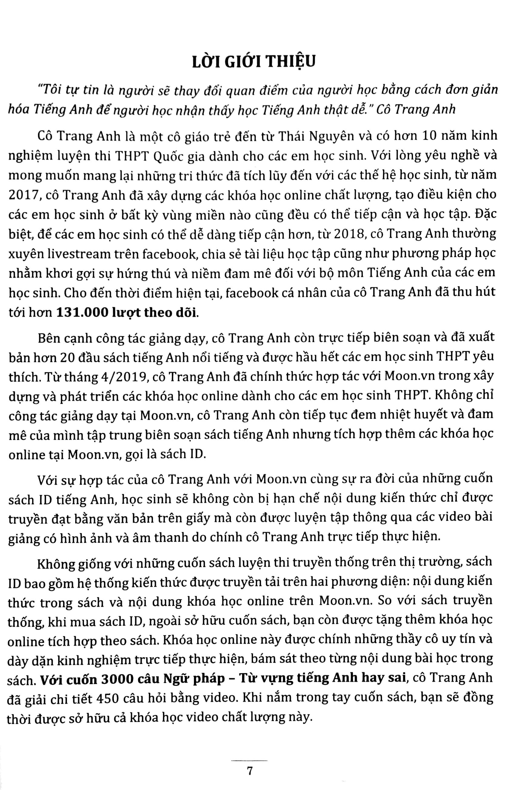 3000 Câu Ngữ Pháp Và Từ Vựng Hay Sai