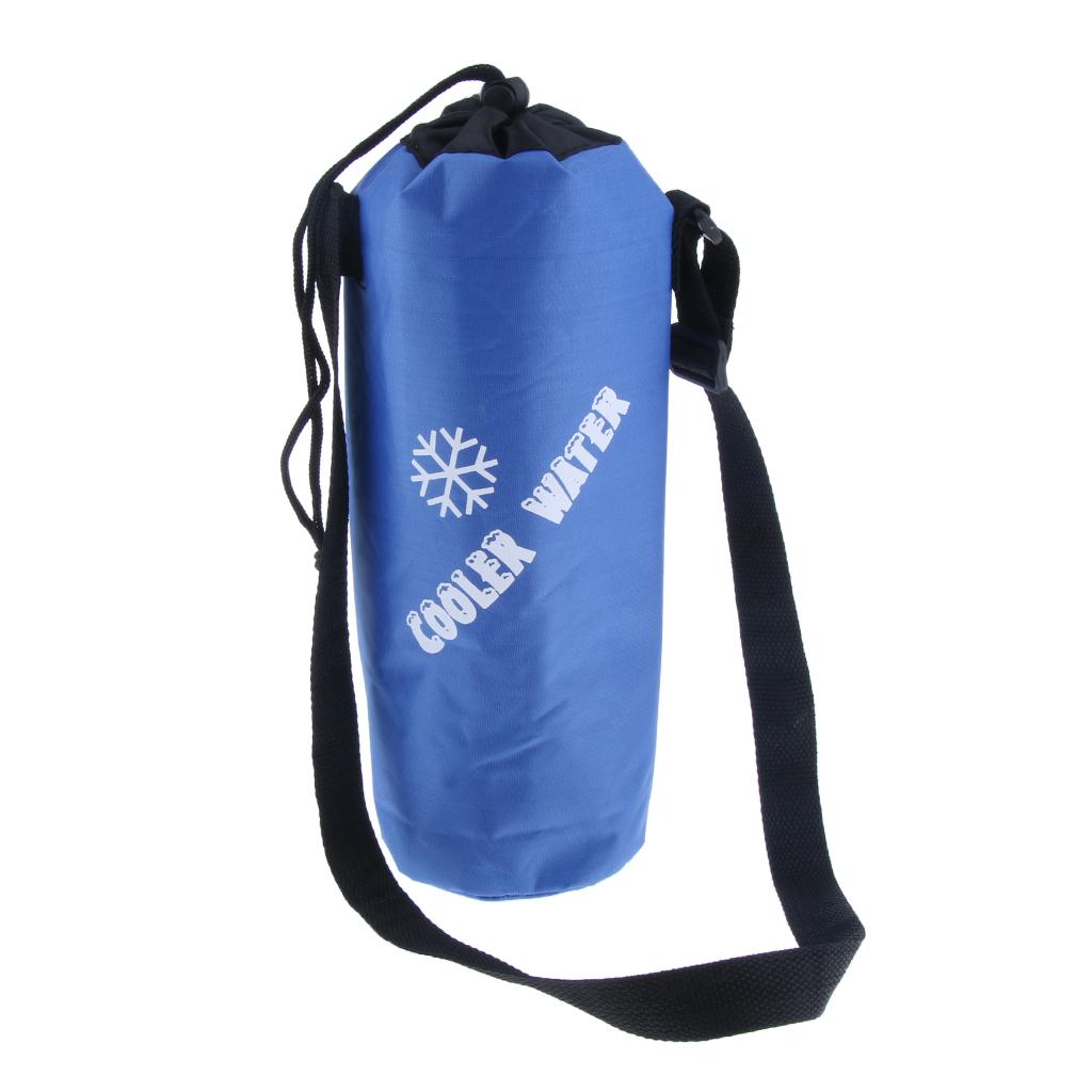 2pcs Protable Insulated Water Drink Bottle Cooler Carrier Cover Sleeve Tote Bag Pouch Holder for Women Men Biker Travel Cycling Climbing Sports