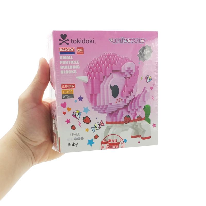 Đồ Chơi Lắp Ráp Kỳ Lân Nhiệm Màu Ruby - Balody 18199