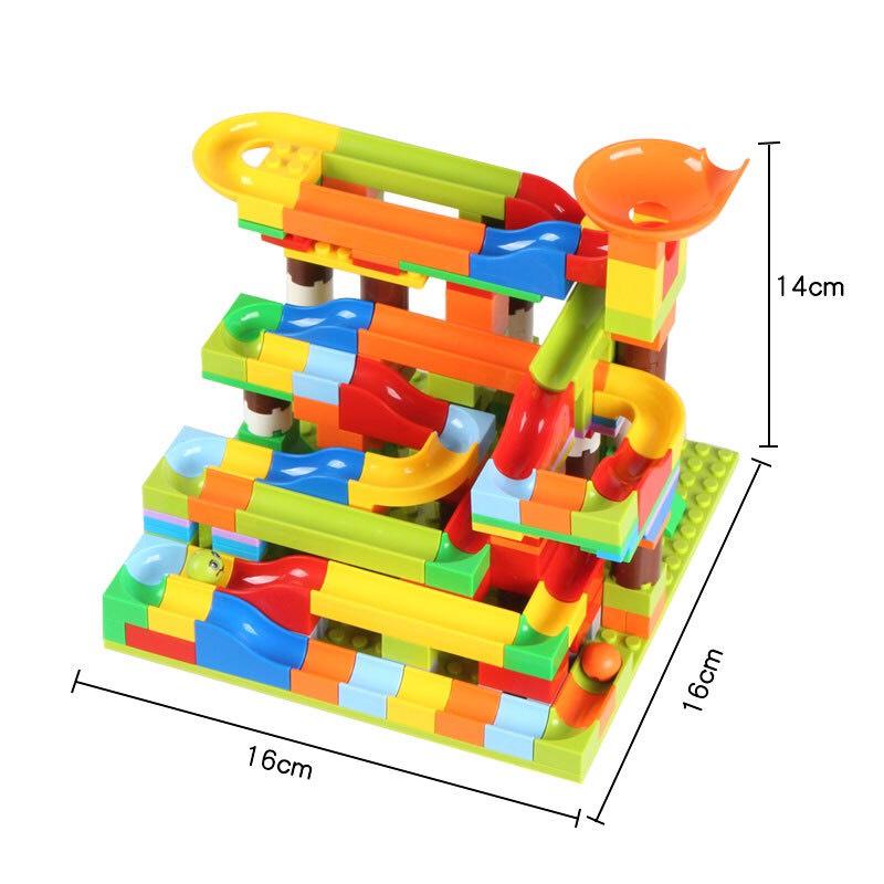 Bộ Đồ Chơi Lắp Ghép Xếp Hình Cầu Trượt Gồm 206 Chi Tiết Lego Phát Triển Trí Não
