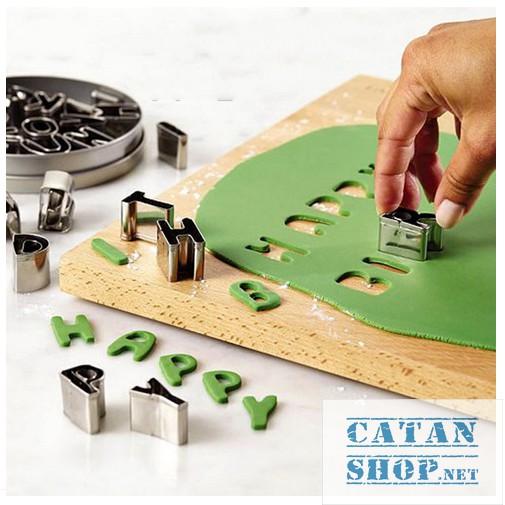 Set 26 Khuôn cắt bánh Cookie hình chữ, khuôn tạo hình bánh Cookie kiểu dáng đáng yêu, xinh xắn GD230-KhuonBanh-Chu