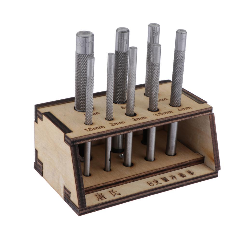 DIY Hollow Hole Leather Punch Cutting Craftstool Punch Cutter Tools for Belt