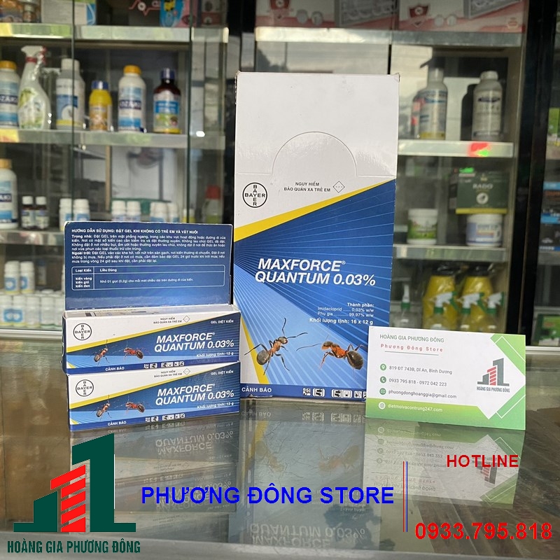 Thuốc diệt kiến MAXFORCE QUANTUM 0.03% _ 12g