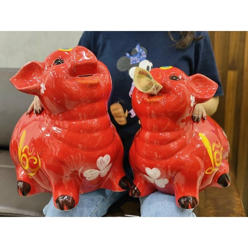 Lợn,Heo sứ tiết kiệm ngậm tiền chuẩn loại1 sứ Bát Tràng