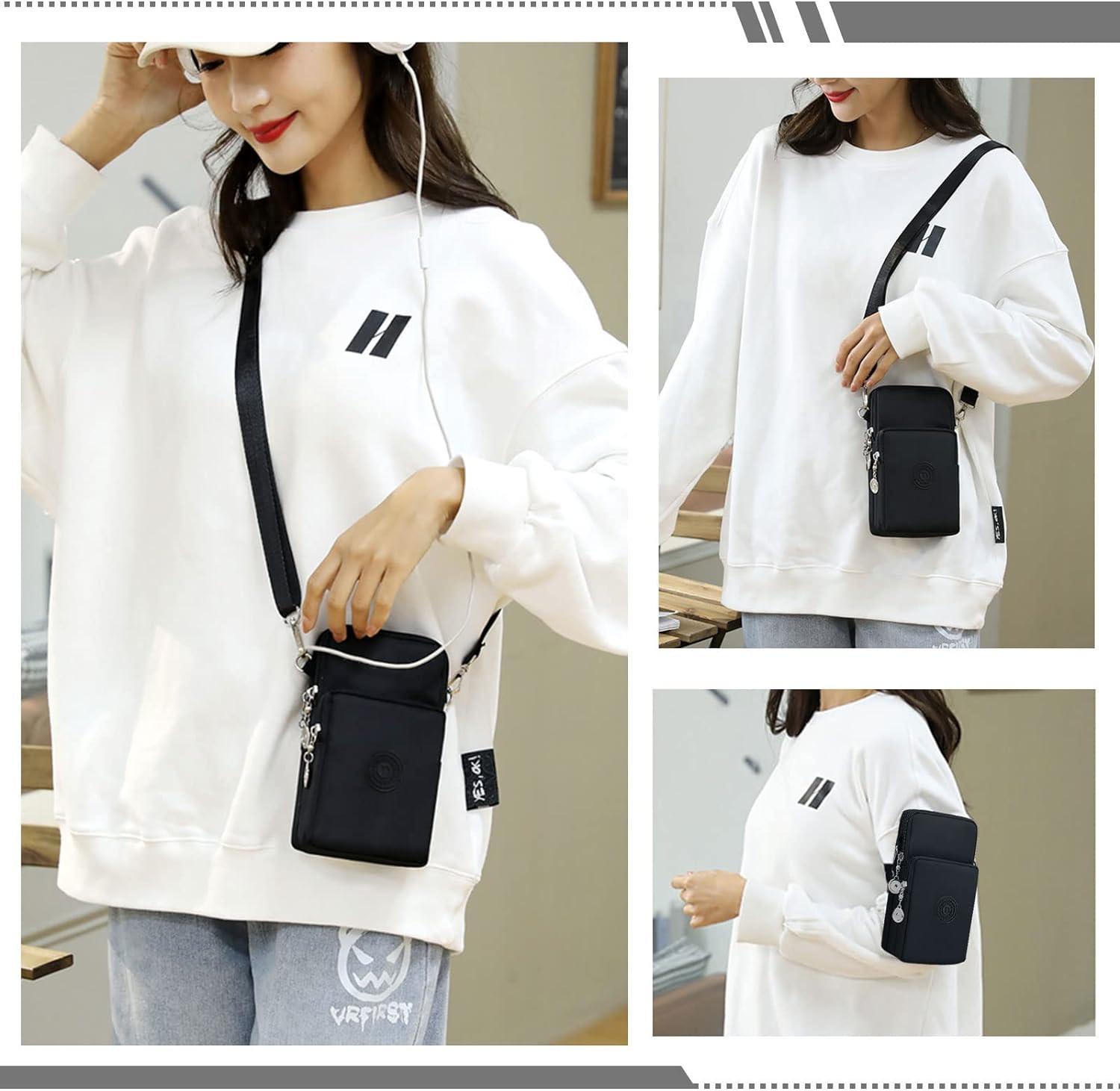 Danh mục đầu tư nhỏ cho điện thoại di động, túi messenger cho điện thoại di động, dây đeo vai có thể điều chỉnh và có thể tháo rời