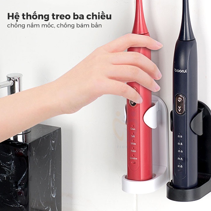 Giá Treo Bàn Chải Điện Đánh Răng SeaSy Gắn Tường Tiện Dụng, Đục Lỗ Ráo Nước Dễ Lắp Đặt Tiết Kiệm Không Gian - Hàng Chính Hãng