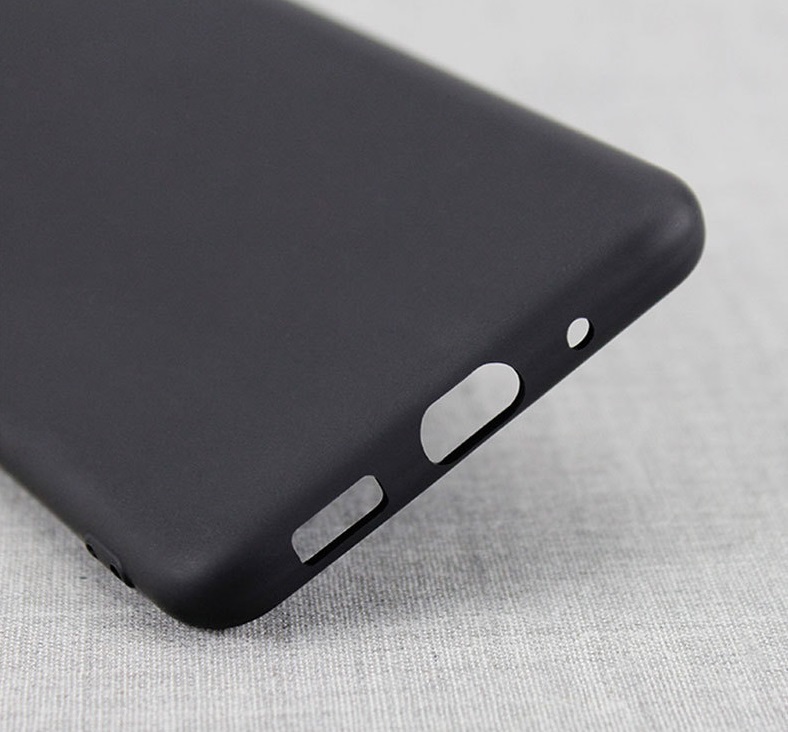 Ốp lưng silicon dẻo màu đen cho Samsung Galaxy S20 Plus