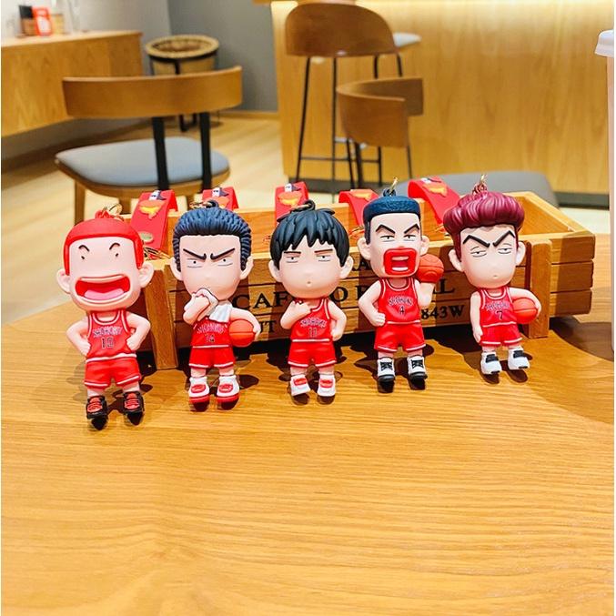 Móc khóa cậu bé bóng rổ Slam Dunk PVC