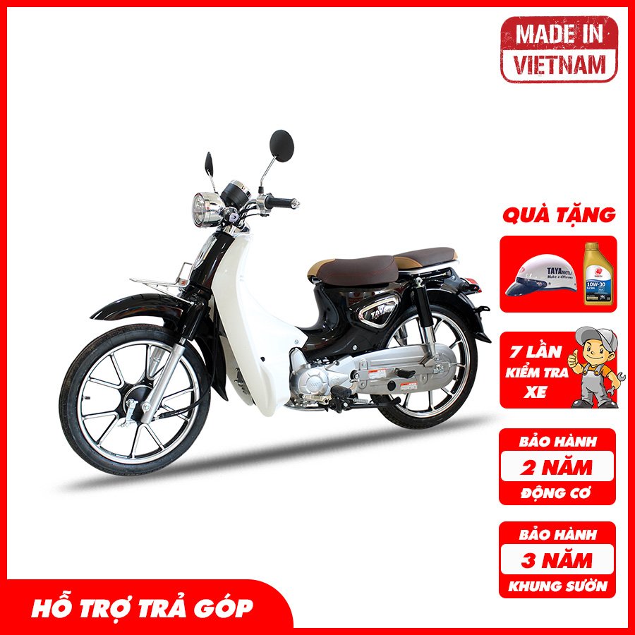 XE MÁY CUB 50cc TAYA PRO - Đen bóng