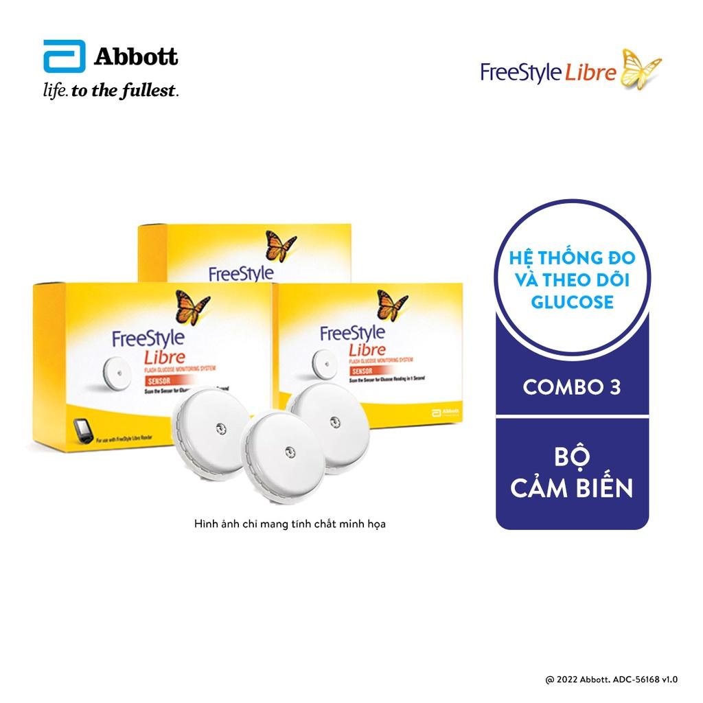 Combo 3 bộ cảm biến FreeStyle Libre (Sử dụng cùng với đầu đọc cầm tay FREESTYLE LIBRE)