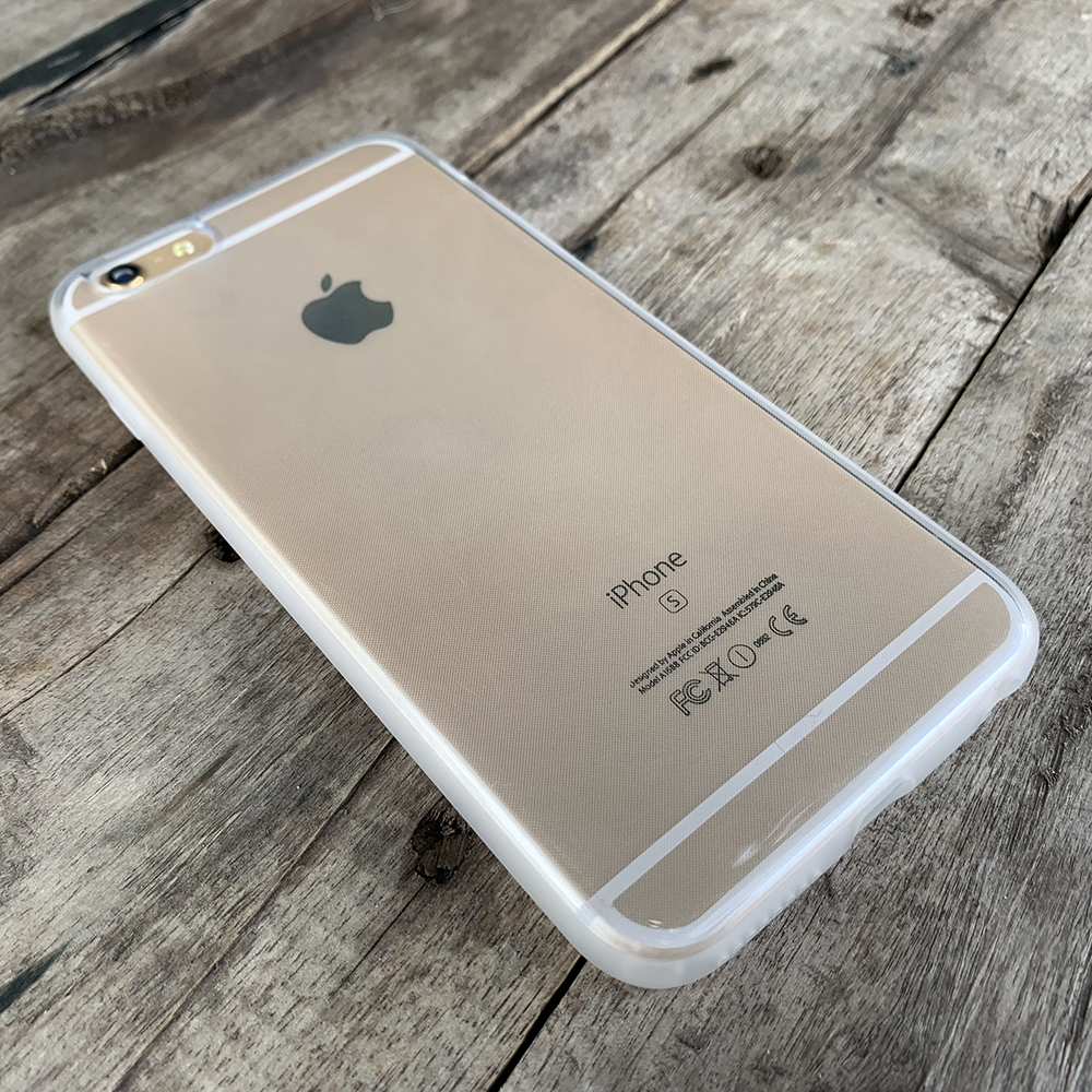 Ốp lưng dẻo cao cấp dành cho iPhone 6 plus / iPhone 6s plus - Màu trắng mờ