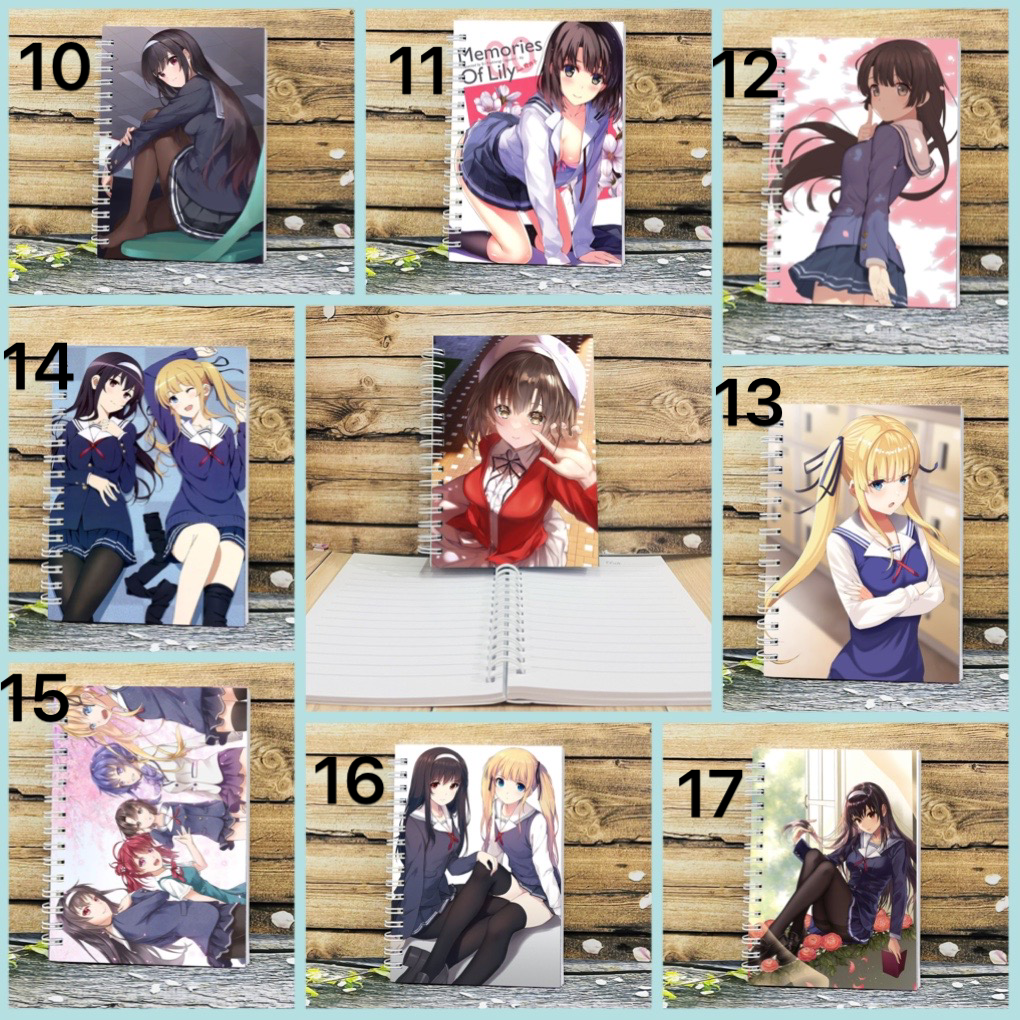 Sổ tay Saenai Heroine no sodatekata 200 trang a6 / sổ viết saenai Heroine no sodatekata