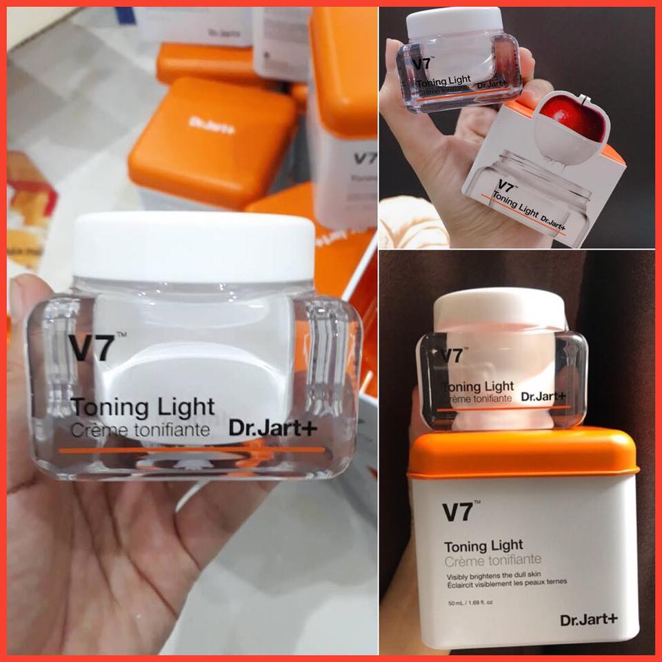 Kem Dưỡng Trắng, Tái Tạo Da, Hỗ Trợ Giảm Thâm Mụn, Nám Da Dr.Jart+ V7 Toning Light 50ml ( phiên bản mới)