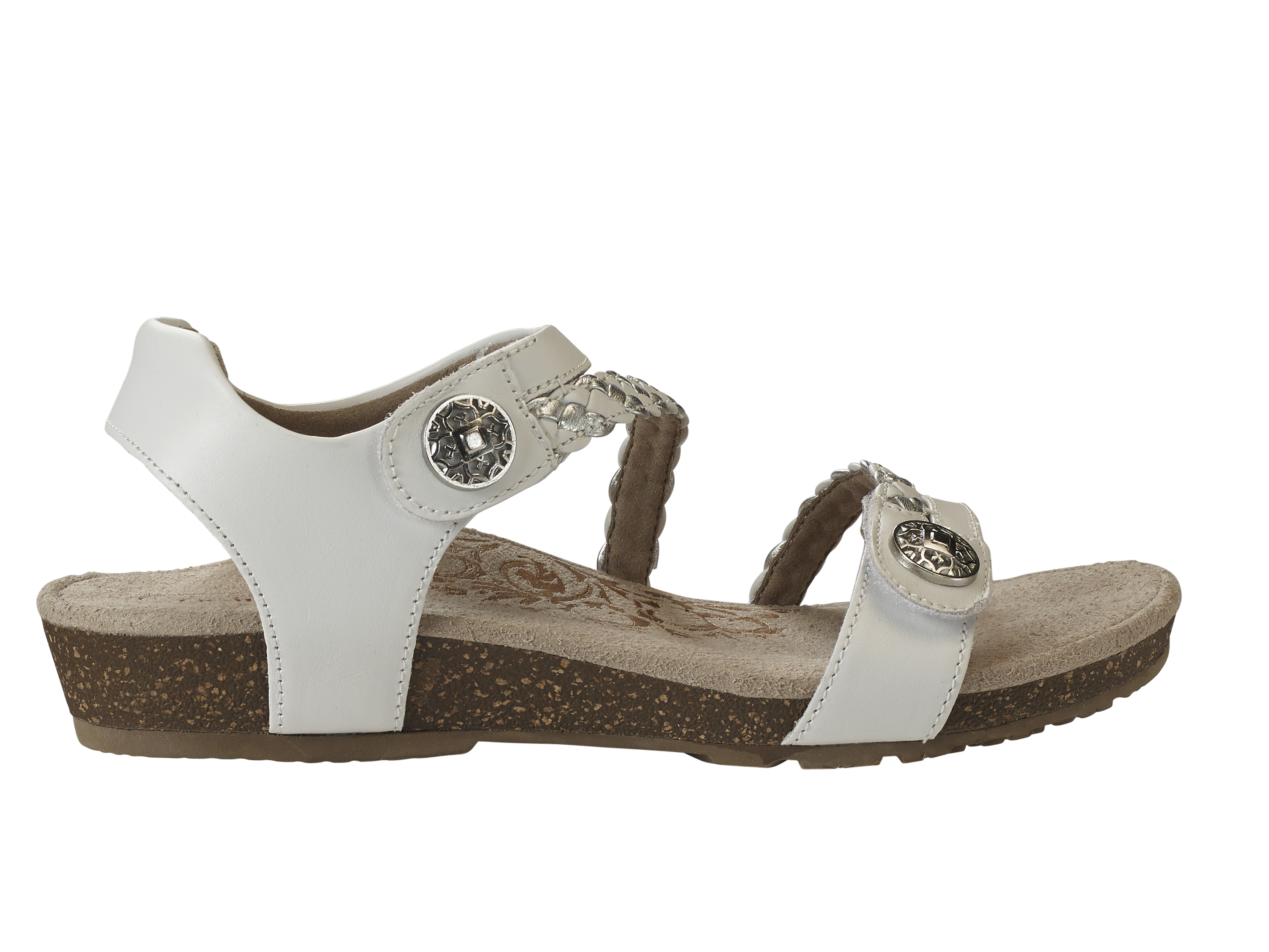 Sandal sức khỏe nữ Aetrex Jillian White