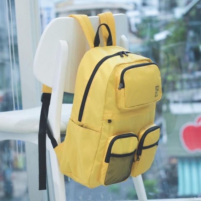 Balo học sinh cá tính, chất vải dù chất lượng, tone màu teen - BOM