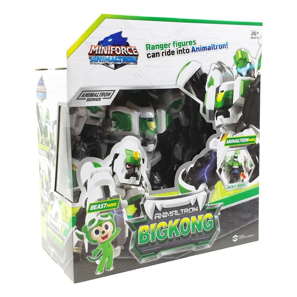 Đồ Chơi Mô Hình Robot Chiến Binh Thú Khỉ Đột Animaltron Big Kong - Miniforce 309012