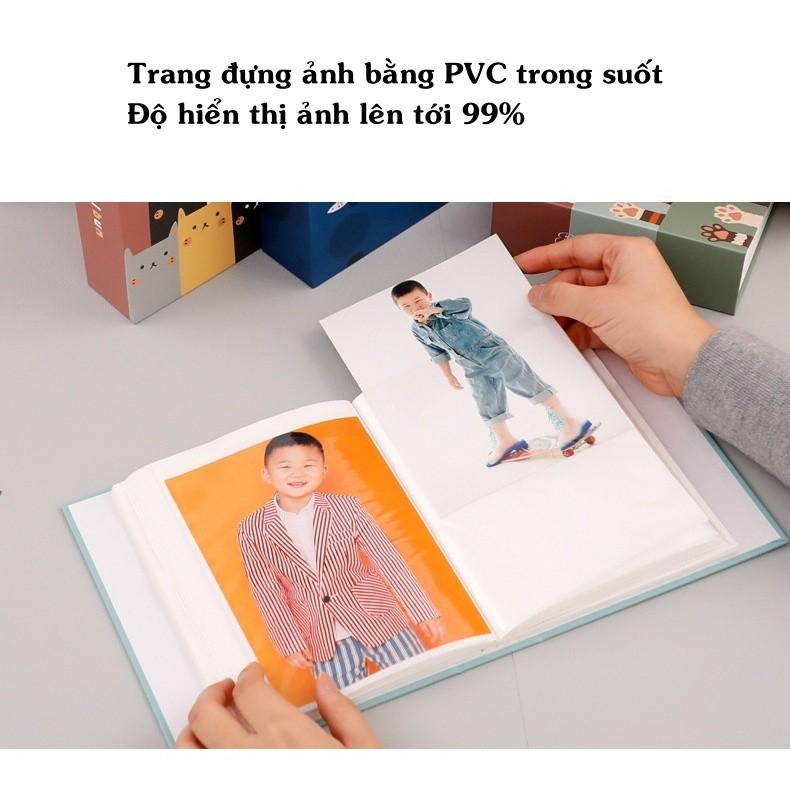 Album ảnh 10x15, 9x12,13x18 đựng 100 tấm bìa giấy cứng đẹp siêu cute giữ ảnh cho con làm quà tặng