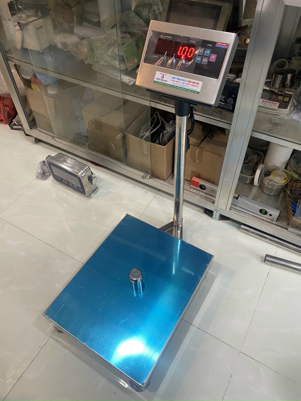 CÂN BÀN ĐIỆN TỬ INOX A12E 100KG, KT 40X50CM