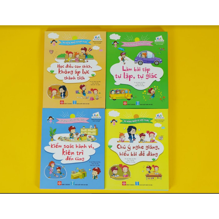 Bộ 4 cuốn sách kỹ năng giúp trẻ quản lý bản thân