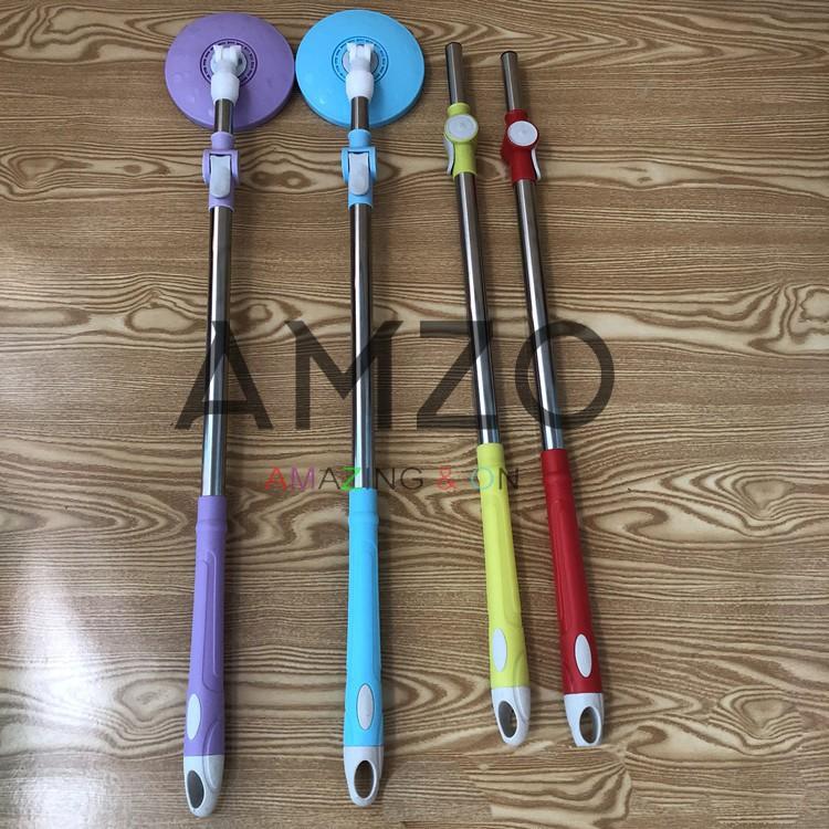 Combo 2 cây lau nhà 360 độ cao cấp thân inox lớn AMZO