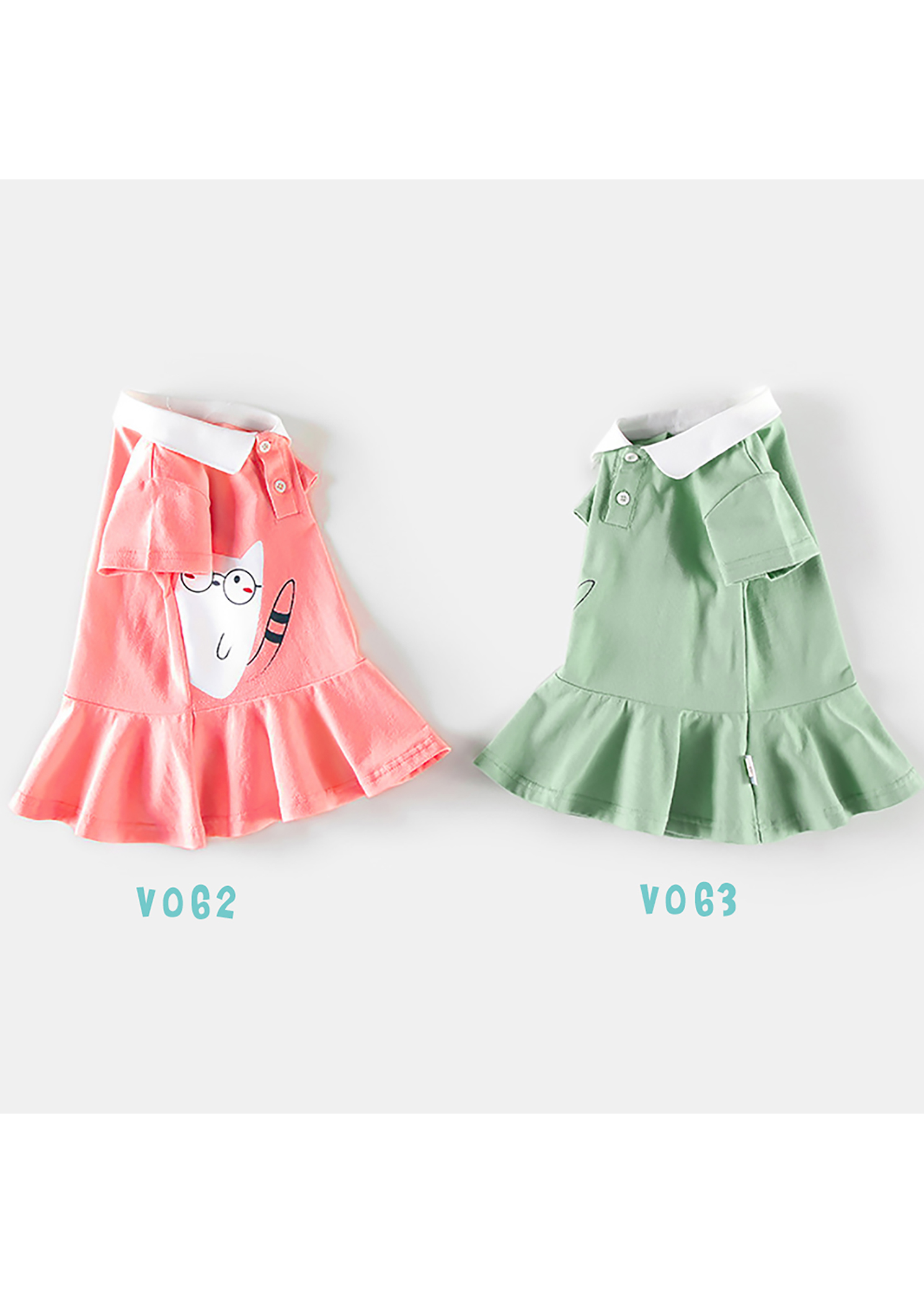 Đầm Bé Gái Cộc Tay Cotton In hình Siêu Đáng Yêu Bello Land