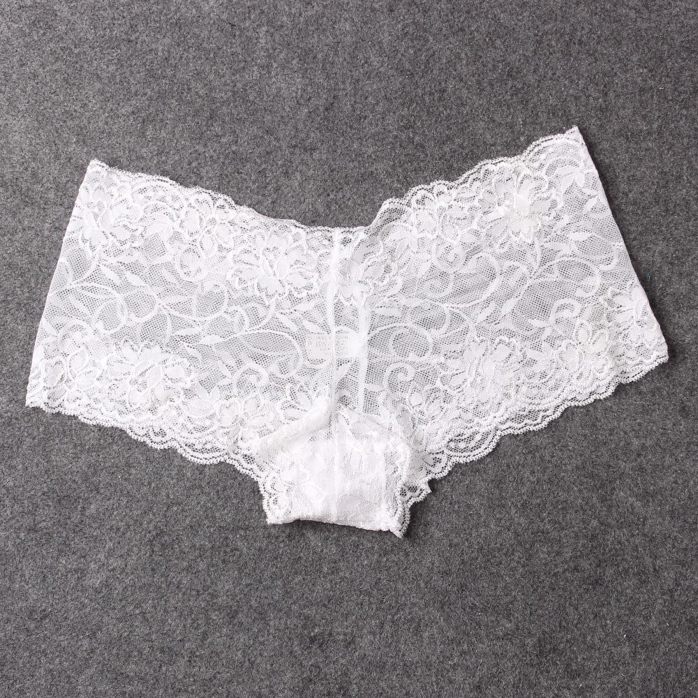 Gợi Cảm Thấy Thông Qua Boyshorts Cho Quần Short Nữ Quần Lót Ren Mỏng Trong Suốt Người Phụ Nữ Quần Short Bé Trai Quần Shorts Đùi Femme Quần Lót 6 Cái/lốc