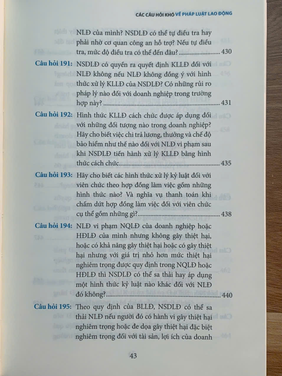Các câu hỏi khó về pháp luật lao động