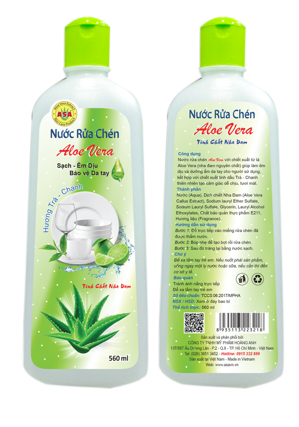 Nước rửa chén ALOE VERA