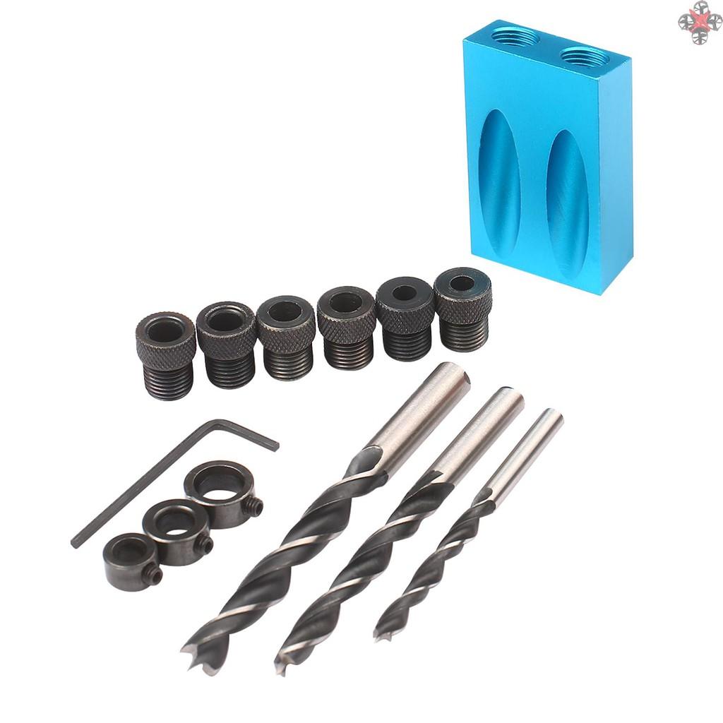 Set 15 Mũi Khoan Lỗ Chuyên Dụng 8mm 10mm 15 Độ
