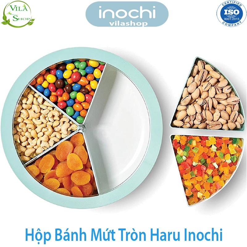 Hộp Mứt, Khay Đựng Mứt - Đựng Bánh Kẹo, Hạt Dưa Nhựa Cao Cấp Inochi - Vẻ Đẹp Nhẹ Nhàng Tinh Tế, Đạt Tiêu Chuẩn Nhật