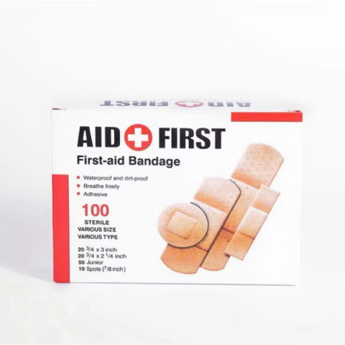 Băng Dán Cá Nhân Hộp 100 Miếng – Băng Gâu Dán Vết Thương Nhiều Kích Cỡ, Bảo Vệ Hiệu Quả - HÀNG CHÍNH HÃNG MINIIN