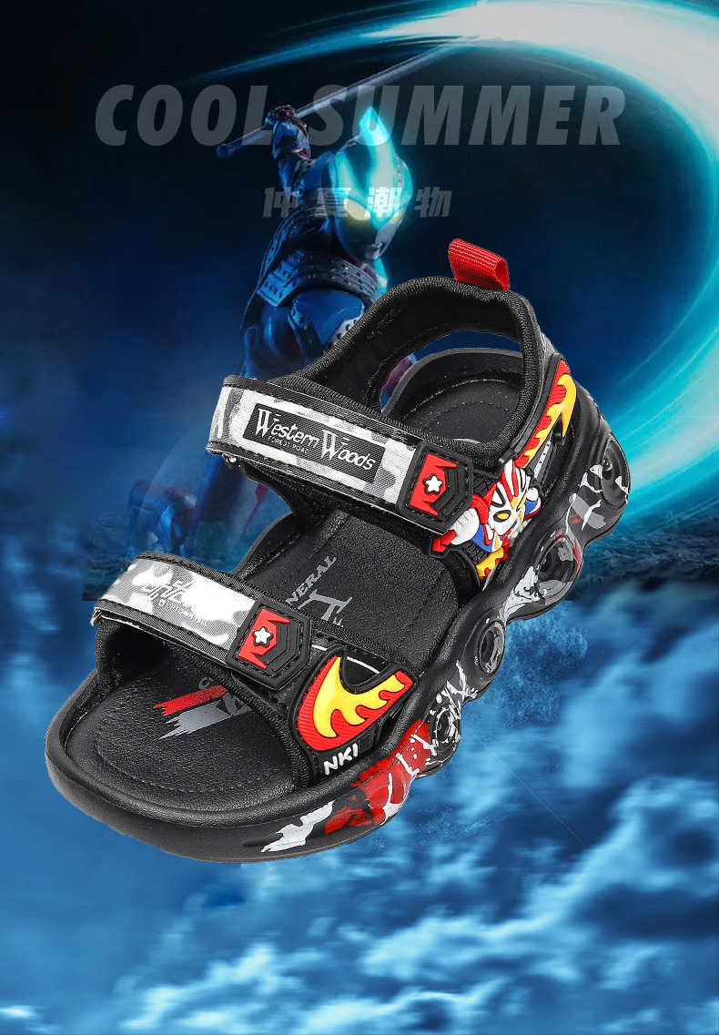 Giày Sandal quai hậu cho bé trai, thể thao siêu nhẹ, chống trơn trượt – GSD9052