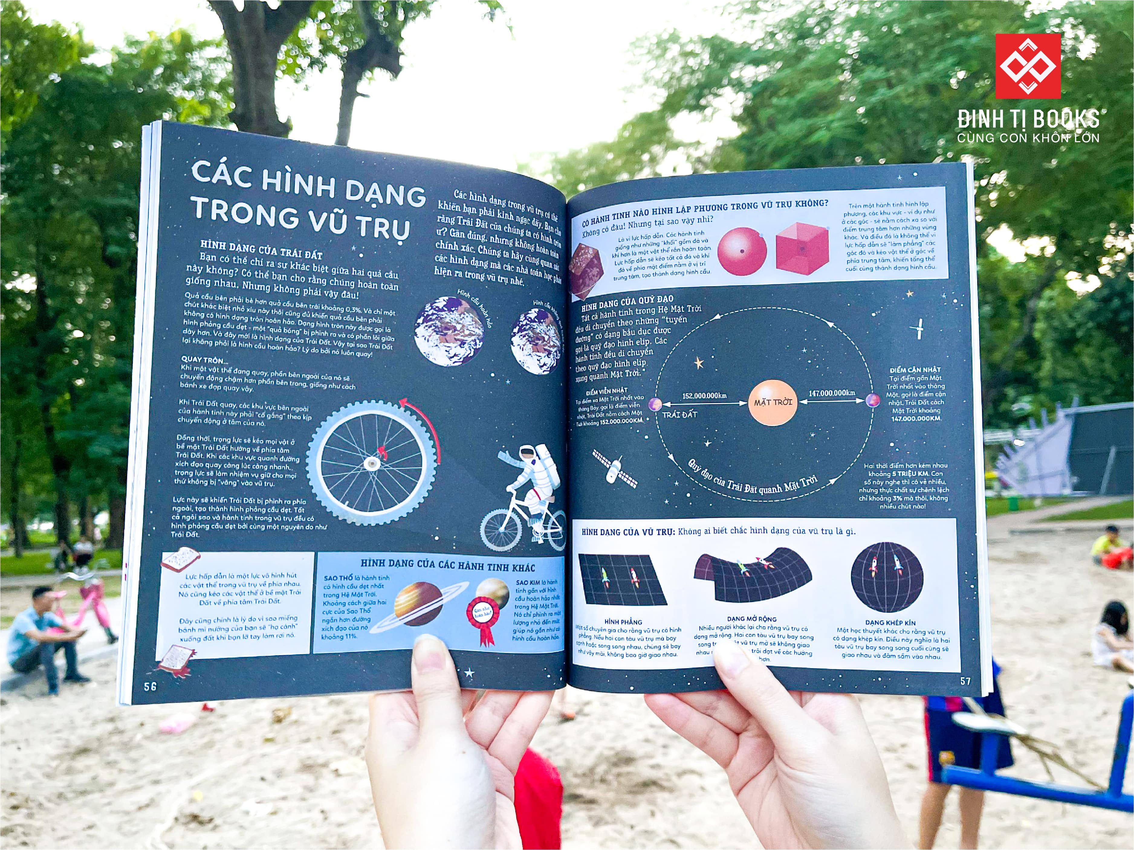 Sách - Khám phá Toán học thú vị quanh ta Dành cho độ tuổi 6+ Đinh Tị Books